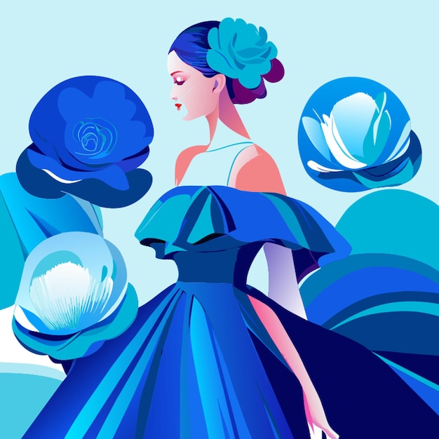 Vector ilustración vectorial de moda