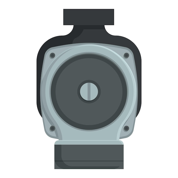 Ilustración vectorial moderna de un altavoz de monitor de estudio