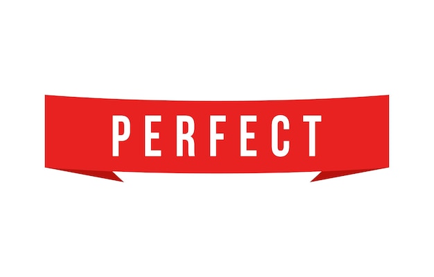 Ilustración vectorial moderna Banner perfecto Elemento web aislado