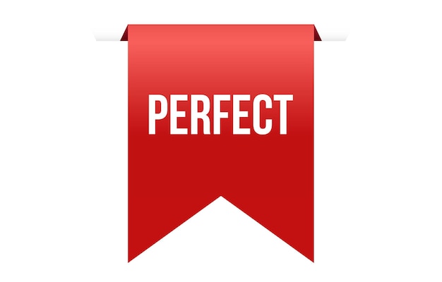 Ilustración vectorial moderna Banner perfecto Elemento web aislado
