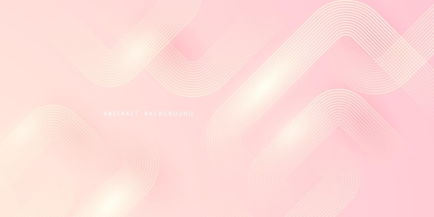 Ilustración vectorial moderna con fondo abstracto rosado