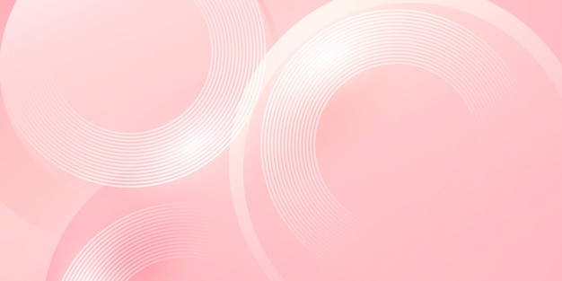 Ilustración vectorial moderna con fondo abstracto rosado