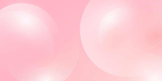 Ilustración vectorial moderna con fondo abstracto rosado