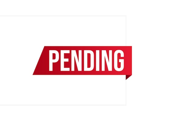 Ilustración vectorial moderno banner pendiente elemento web aislado
