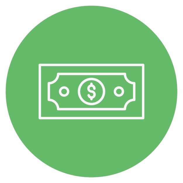 Ilustración vectorial de la moneda