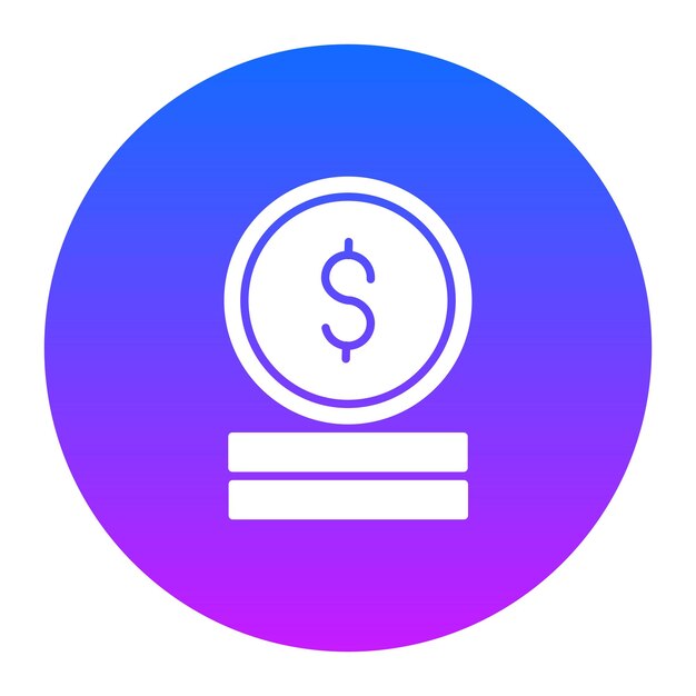 Ilustración vectorial de la moneda