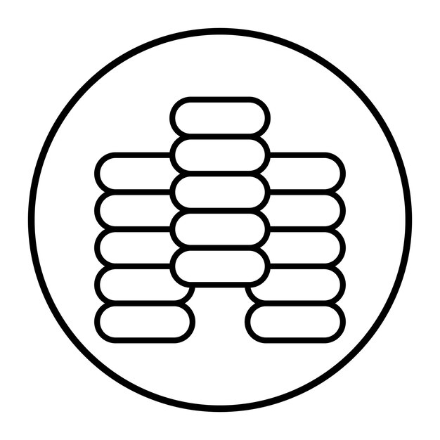 Ilustración vectorial de las monedas