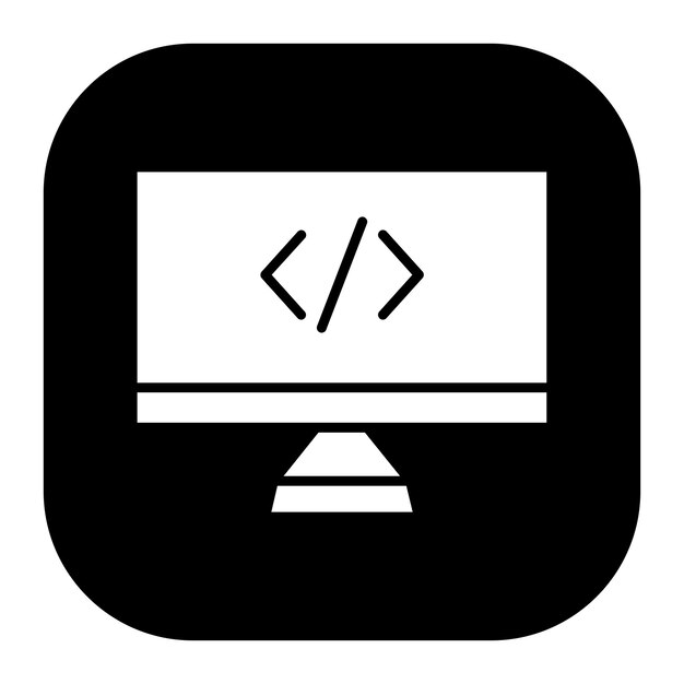 Ilustración vectorial del monitor