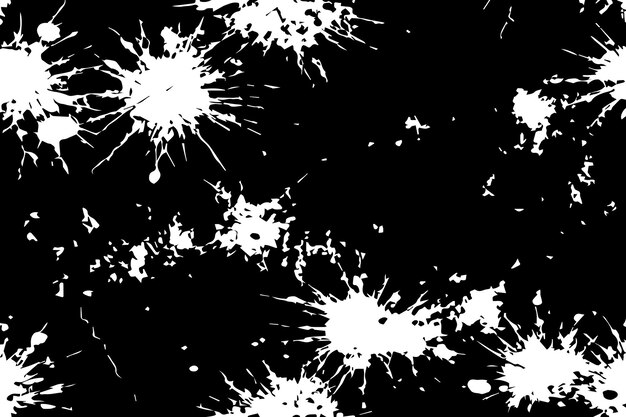 Ilustración vectorial de monocromo abstracto de superposición de angustia textura grunge sobre un fondo blanco