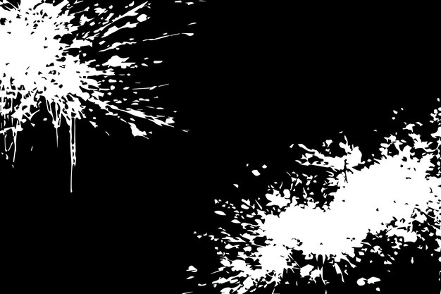 Ilustración vectorial de monocromo abstracto de superposición de angustia textura grunge sobre un fondo blanco