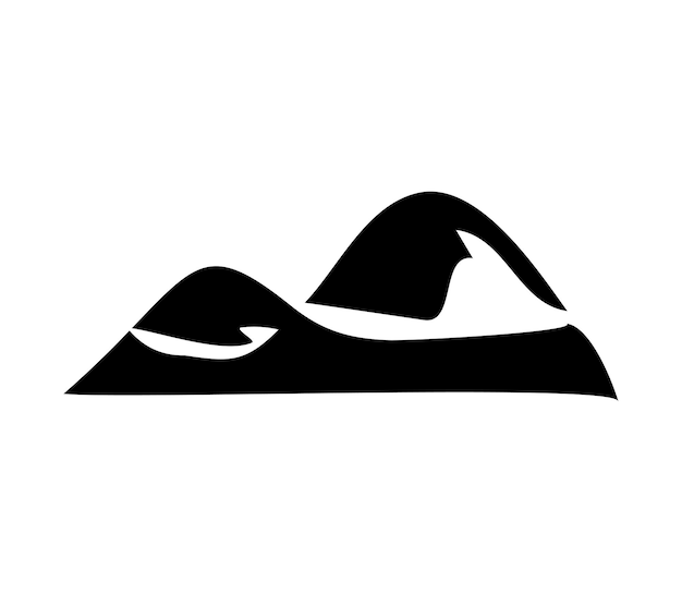 Ilustración vectorial de montaña