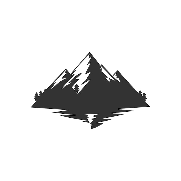 Ilustración vectorial de la montaña