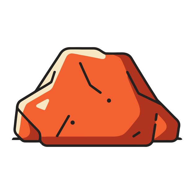 Ilustración vectorial de la montaña
