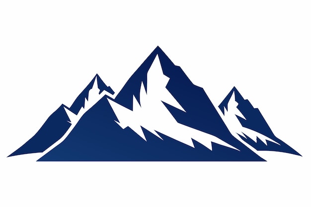 Ilustración vectorial de las montañas