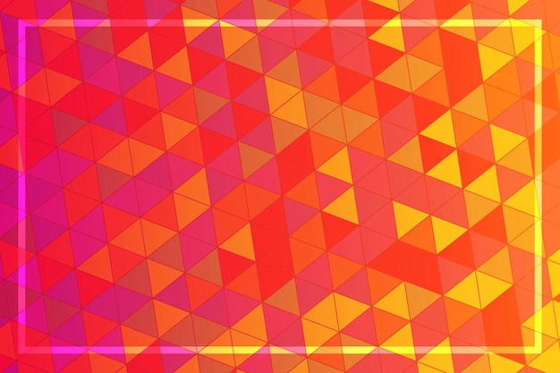 Ilustración vectorial de mosaico de fondo con patrón de pirámide triangular abstracto