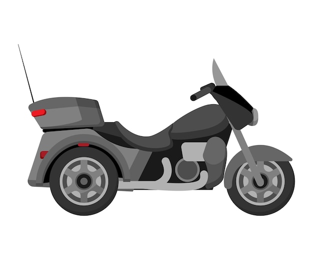 Ilustración vectorial de motocicleta