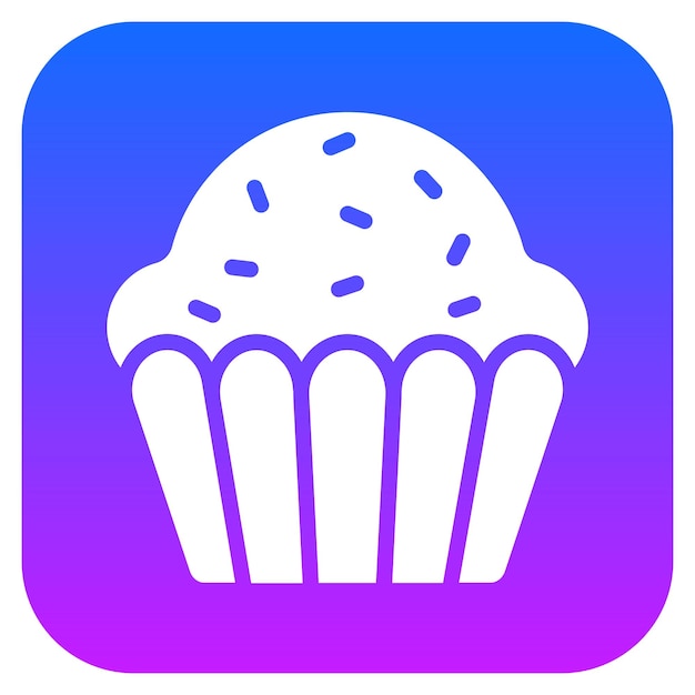 Ilustración vectorial de muffins