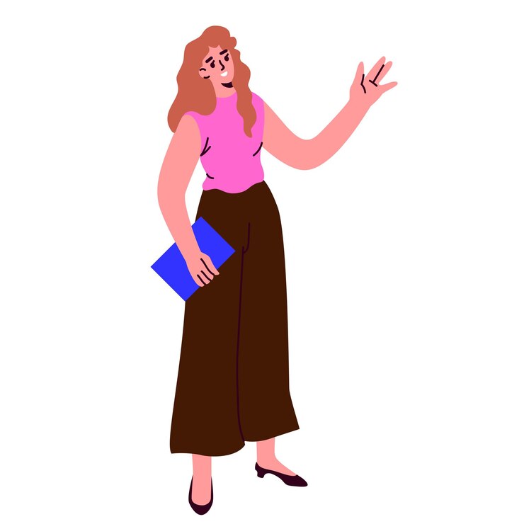 Ilustración vectorial de una mujer que se relaja en casa con un gato y una comida deliciosa