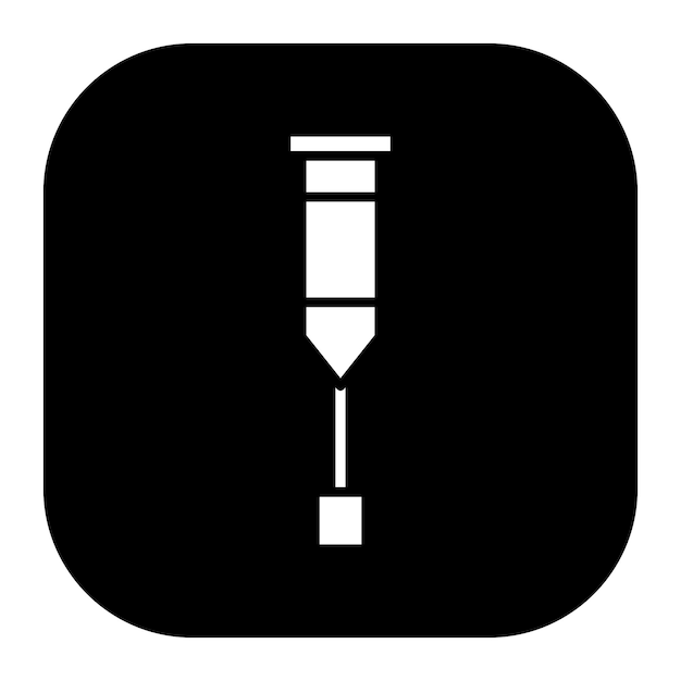 Ilustración vectorial de las muletas