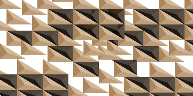 Ilustración vectorial multicolor de la forma del patrón triangular