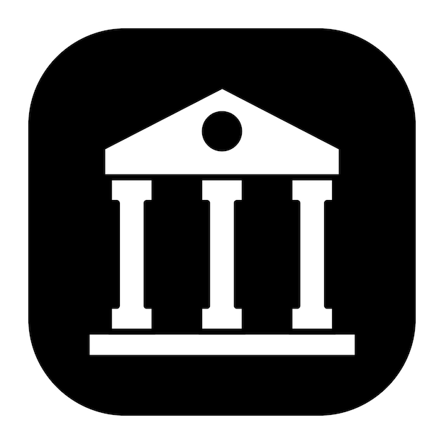 Ilustración vectorial del museo