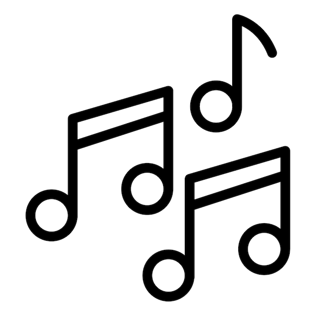 Ilustración vectorial de la música