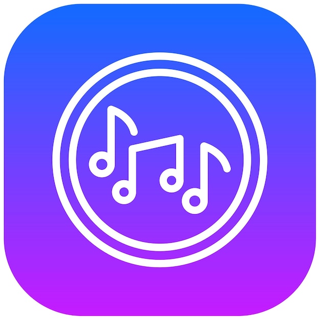 Ilustración vectorial musical