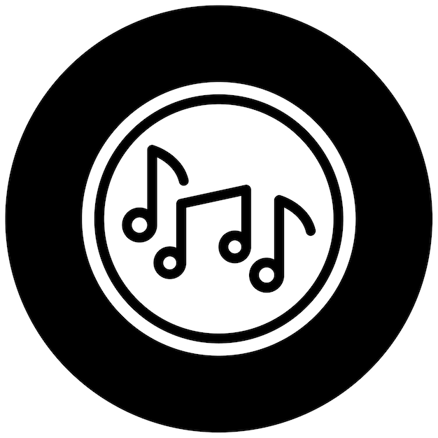 Ilustración vectorial musical