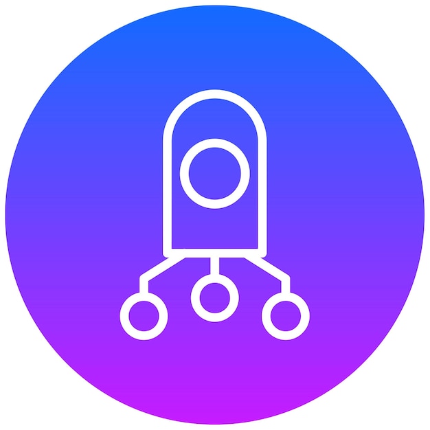 Ilustración vectorial de los nanobots