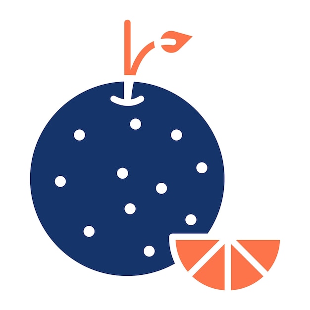 Ilustración vectorial naranja