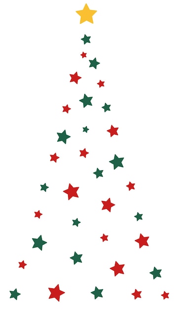 Ilustración vectorial de Navidad en un fondo transparente Ilustración de Año Nuevo