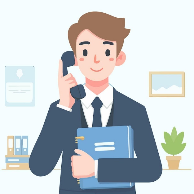 Ilustración vectorial de negocios en estilo de diseño plano