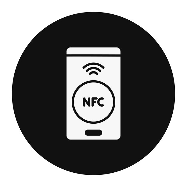 Ilustración vectorial de Nfc