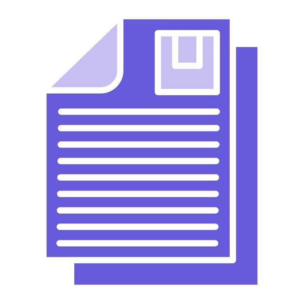 Ilustración vectorial de la nota de entrega