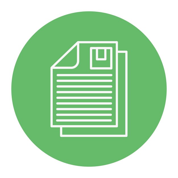 Ilustración vectorial de la nota de entrega
