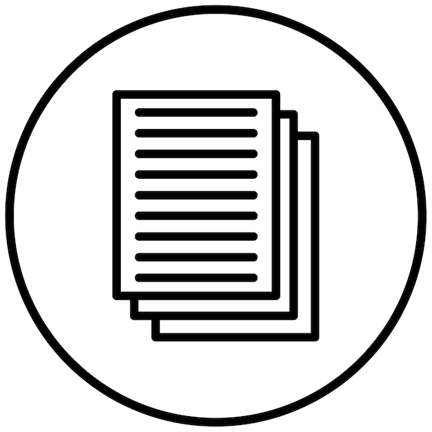 Ilustración vectorial de las notas