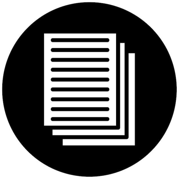 Ilustración vectorial de las notas