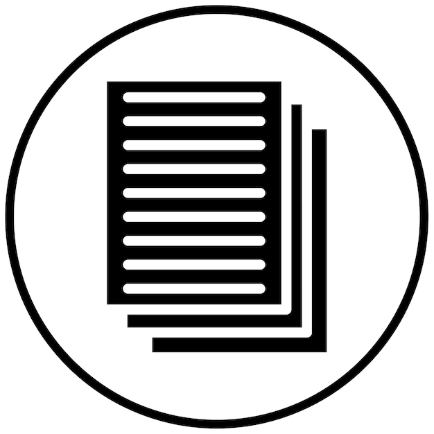 Ilustración vectorial de las notas