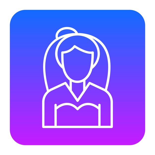 Ilustración vectorial de la novia
