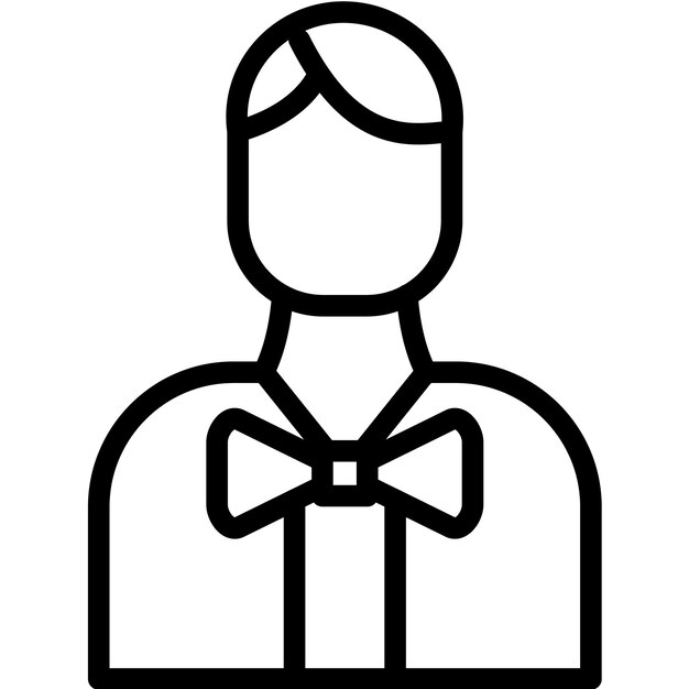 Ilustración vectorial del novio