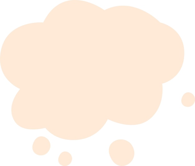 Ilustración vectorial de la nube de burbujas de voz
