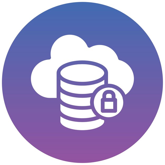 Ilustración vectorial de nubes seguras