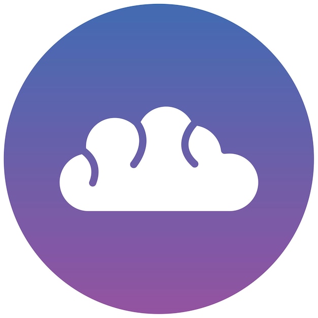 Ilustración vectorial de las nubes