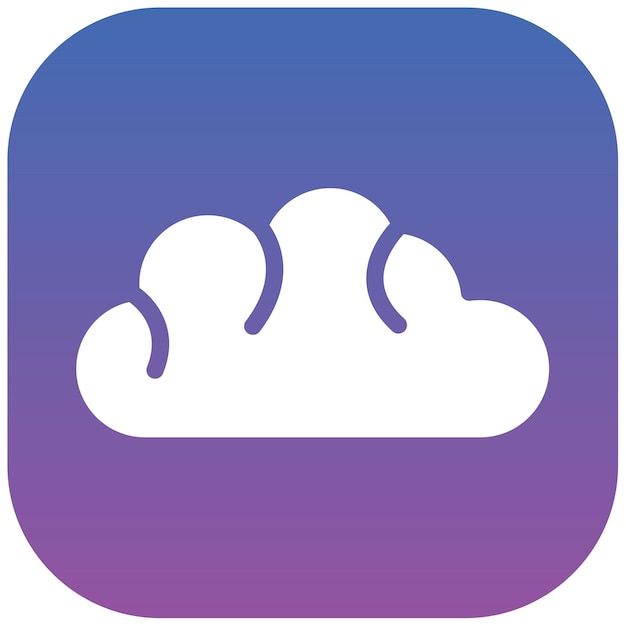 Ilustración vectorial de las nubes