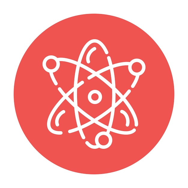 Ilustración vectorial nuclear