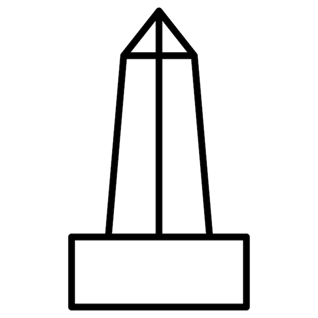 Ilustración vectorial del obelisco