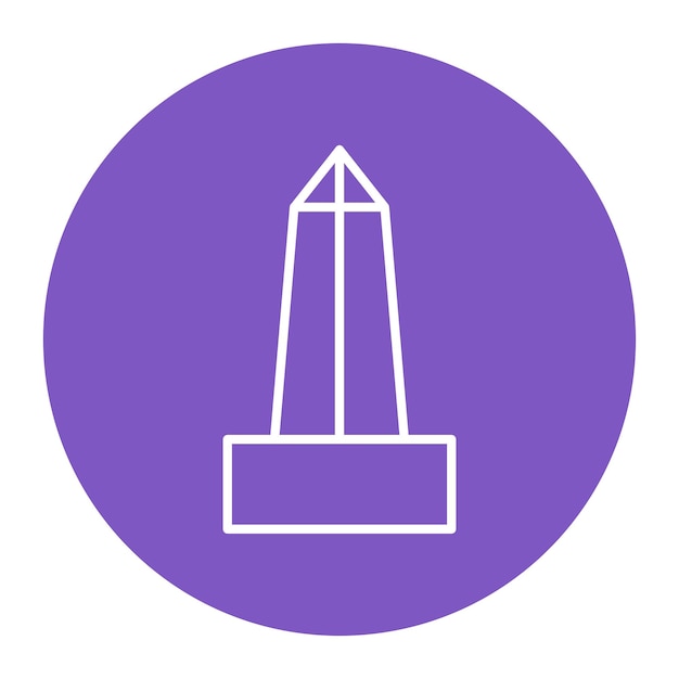 Ilustración vectorial del obelisco