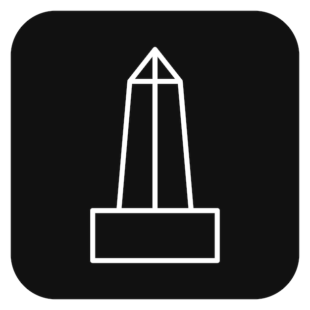Ilustración vectorial del obelisco