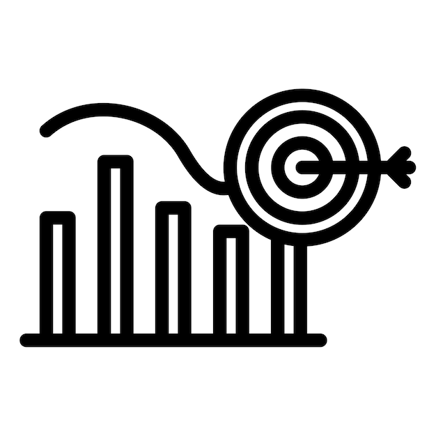 Ilustración vectorial del objetivo
