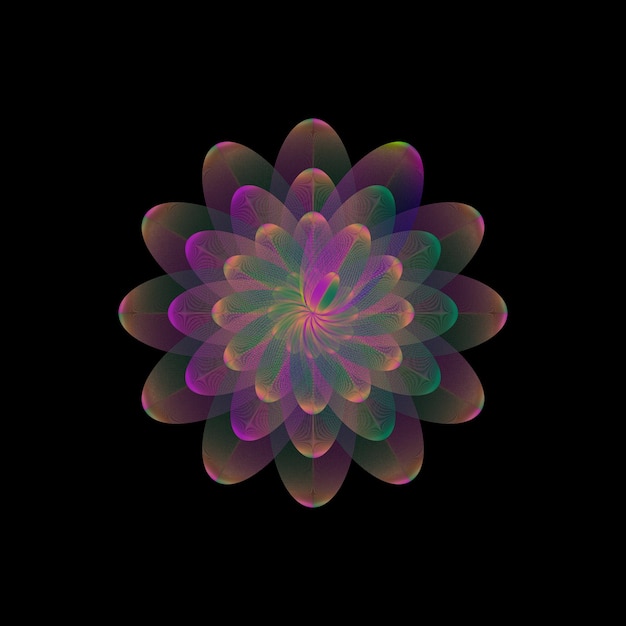 Ilustración vectorial objeto de patrón abstracto